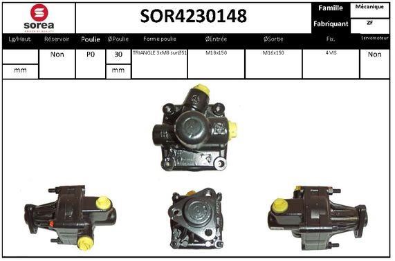 SNRA SOR4230148 Hydraulic Pump, steering system SOR4230148