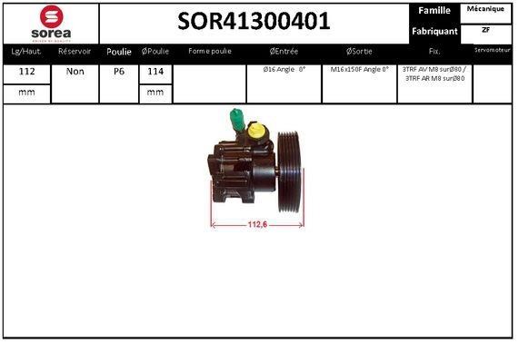 SNRA SOR41300401 Hydraulic Pump, steering system SOR41300401