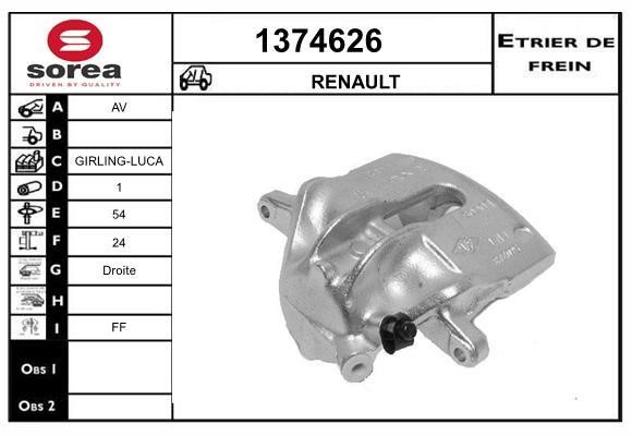 SNRA 1374626 Brake caliper 1374626