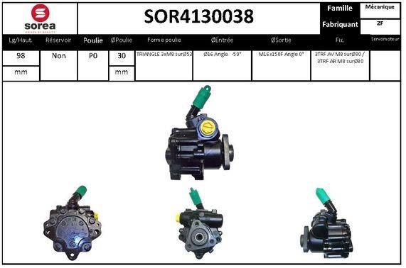 SNRA SOR4130038 Hydraulic Pump, steering system SOR4130038