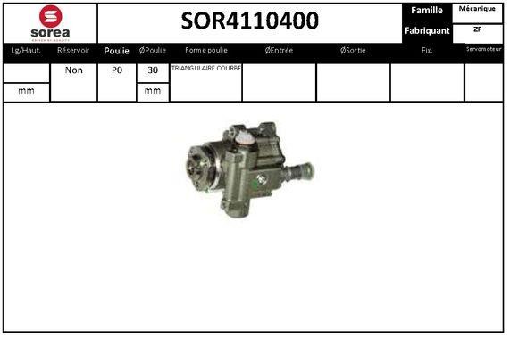 SNRA SOR4110400 Hydraulic Pump, steering system SOR4110400