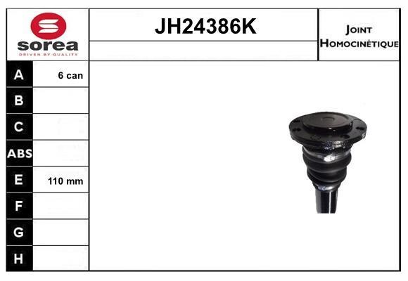SNRA JH24386K Joint kit, drive shaft JH24386K