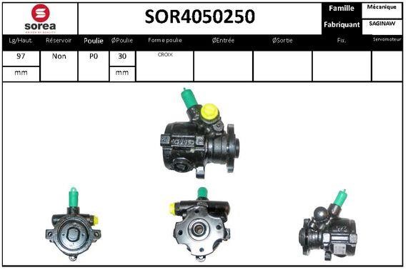 SNRA SOR4050250 Hydraulic Pump, steering system SOR4050250