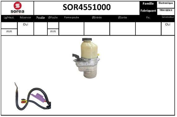 SNRA SOR4551000 Hydraulic Pump, steering system SOR4551000