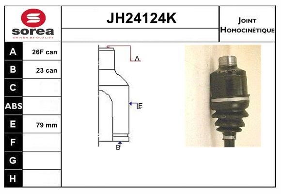 SNRA JH24124K CV joint JH24124K