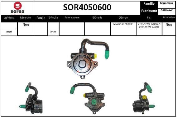 SNRA SOR4050600 Hydraulic Pump, steering system SOR4050600