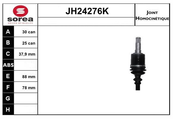 SNRA JH24276K Joint kit, drive shaft JH24276K