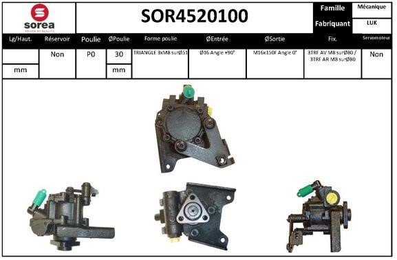 SNRA SOR4520100 Hydraulic Pump, steering system SOR4520100