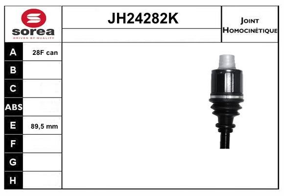 SNRA JH24282K Joint kit, drive shaft JH24282K