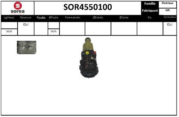 SNRA SOR4550100 Hydraulic Pump, steering system SOR4550100
