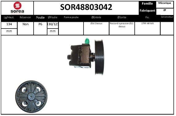 SNRA SOR48803042 Hydraulic Pump, steering system SOR48803042