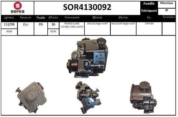 SNRA SOR4130092 Hydraulic Pump, steering system SOR4130092