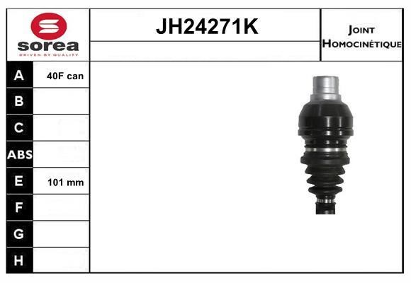 SNRA JH24271K Joint kit, drive shaft JH24271K
