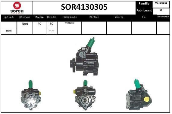 SNRA SOR4130305 Hydraulic Pump, steering system SOR4130305