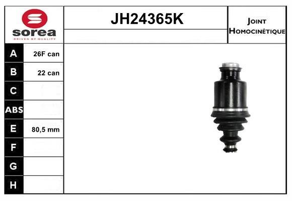 SNRA JH24365K Joint kit, drive shaft JH24365K