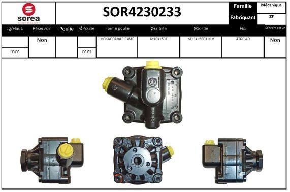 SNRA SOR4230233 Hydraulic Pump, steering system SOR4230233