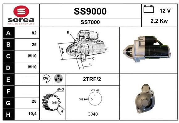 SNRA SS9000 Starter SS9000