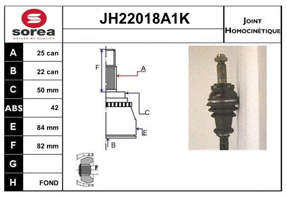 SNRA JH22018A1K Joint Kit, drive shaft JH22018A1K