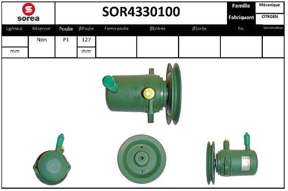 SNRA SOR4330100 Hydraulic Pump, steering system SOR4330100