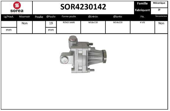SNRA SOR4230142 Hydraulic Pump, steering system SOR4230142