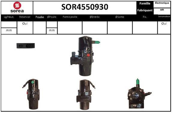 SNRA SOR4550930 Hydraulic Pump, steering system SOR4550930