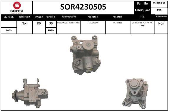 SNRA SOR4230505 Hydraulic Pump, steering system SOR4230505