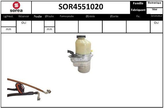 SNRA SOR4551020 Hydraulic Pump, steering system SOR4551020