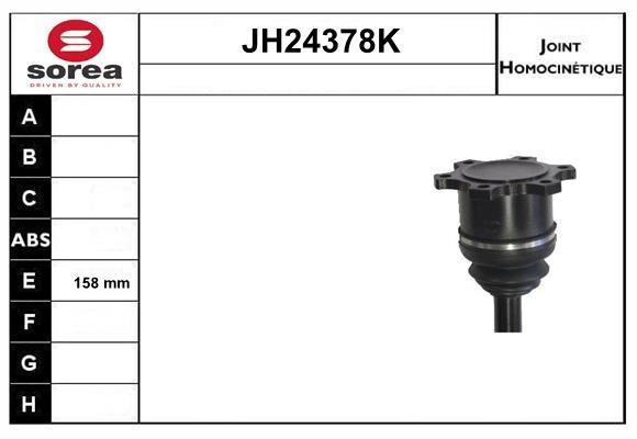 SNRA JH24378K Joint kit, drive shaft JH24378K