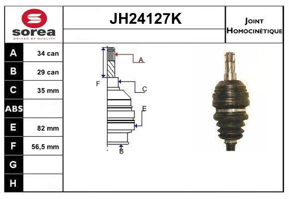 SNRA JH24127K CV joint JH24127K