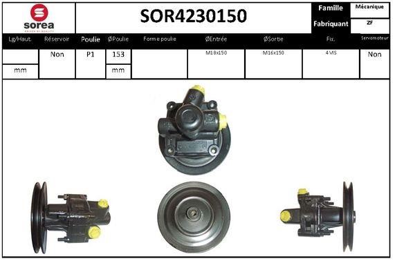 SNRA SOR4230150 Hydraulic Pump, steering system SOR4230150