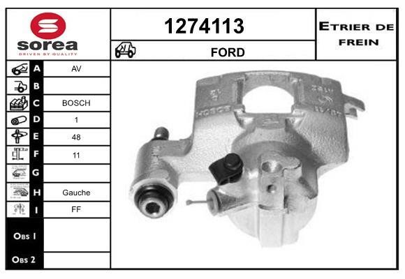 SNRA 1274113 Brake caliper front left 1274113