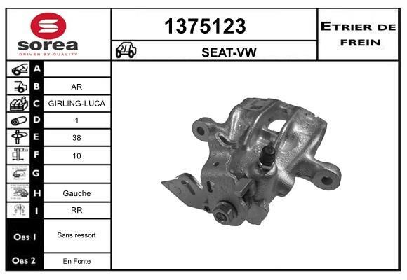 SNRA 1375123 Brake caliper rear left 1375123