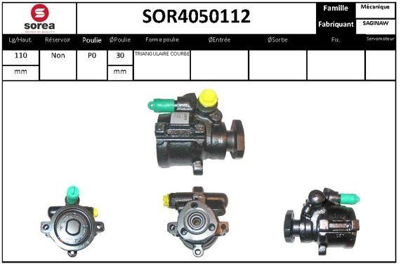 SNRA SOR4050112 Hydraulic Pump, steering system SOR4050112