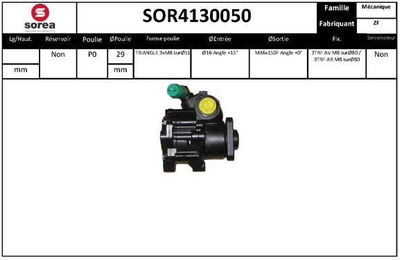 SNRA SOR4130050 Hydraulic Pump, steering system SOR4130050