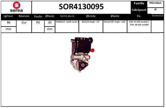 SNRA SOR4130095 Hydraulic Pump, steering system SOR4130095