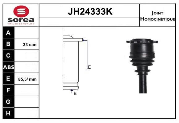 SNRA JH24333K Joint kit, drive shaft JH24333K