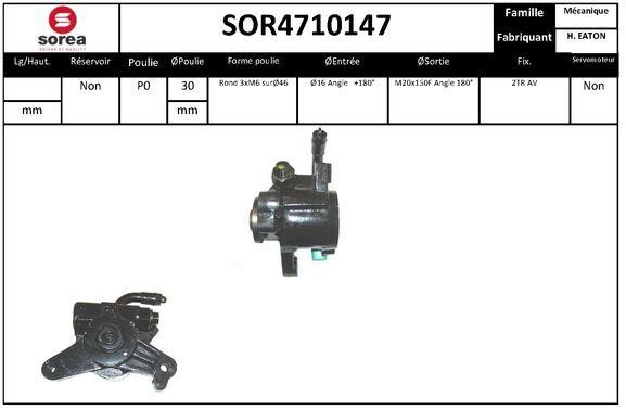 SNRA SOR4710147 Hydraulic Pump, steering system SOR4710147