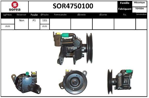 SNRA SOR4750100 Hydraulic Pump, steering system SOR4750100