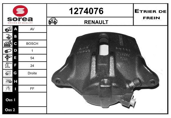 SNRA 1274076 Brake caliper 1274076