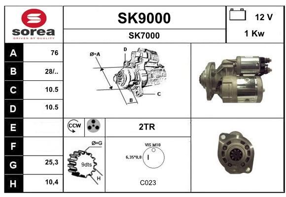 SNRA SK9000 Starter SK9000