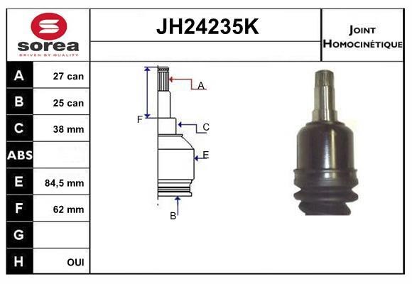 SNRA JH24235K Joint Kit, drive shaft JH24235K