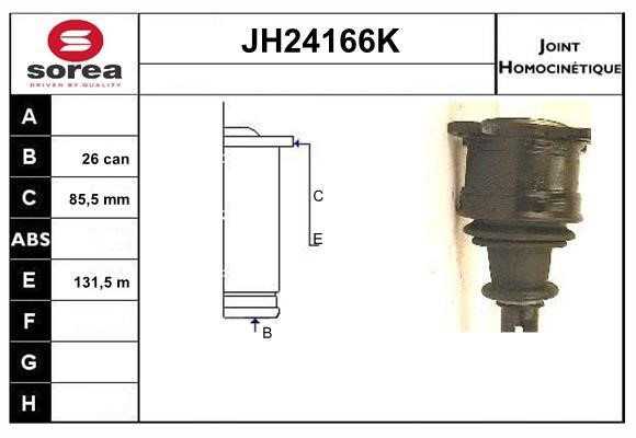 SNRA JH24166K CV joint JH24166K