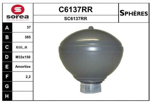 SNRA C6137RR Hydraulic accumulator C6137RR