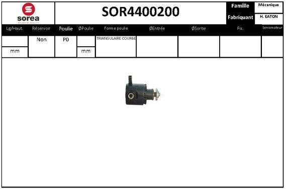 SNRA SOR4400200 Hydraulic Pump, steering system SOR4400200