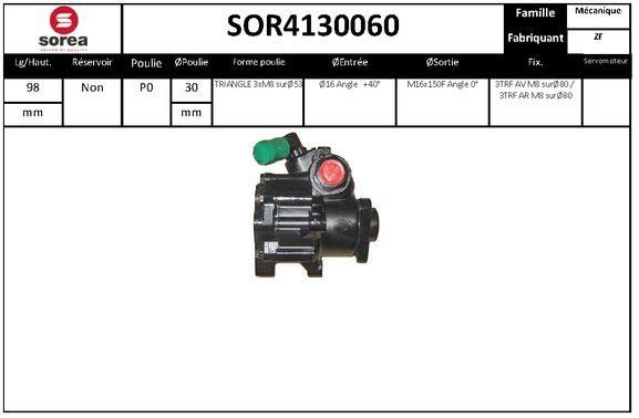 SNRA SOR4130060 Hydraulic Pump, steering system SOR4130060