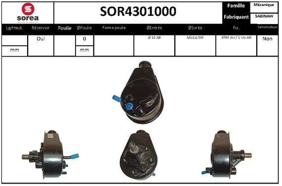 SNRA SOR4301000 Hydraulic Pump, steering system SOR4301000