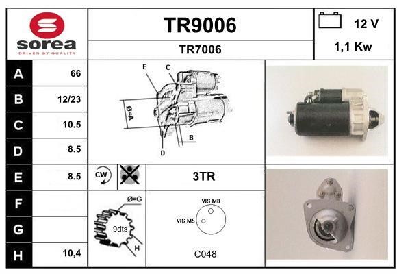 SNRA TR9006 Starter TR9006