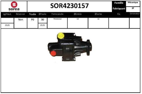 SNRA SOR4230157 Hydraulic Pump, steering system SOR4230157