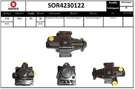 SNRA SOR4230122 Hydraulic Pump, steering system SOR4230122