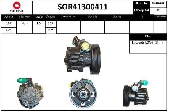 SNRA SOR41300411 Hydraulic Pump, steering system SOR41300411